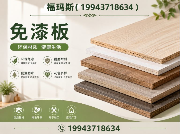 永清县免漆板展示图